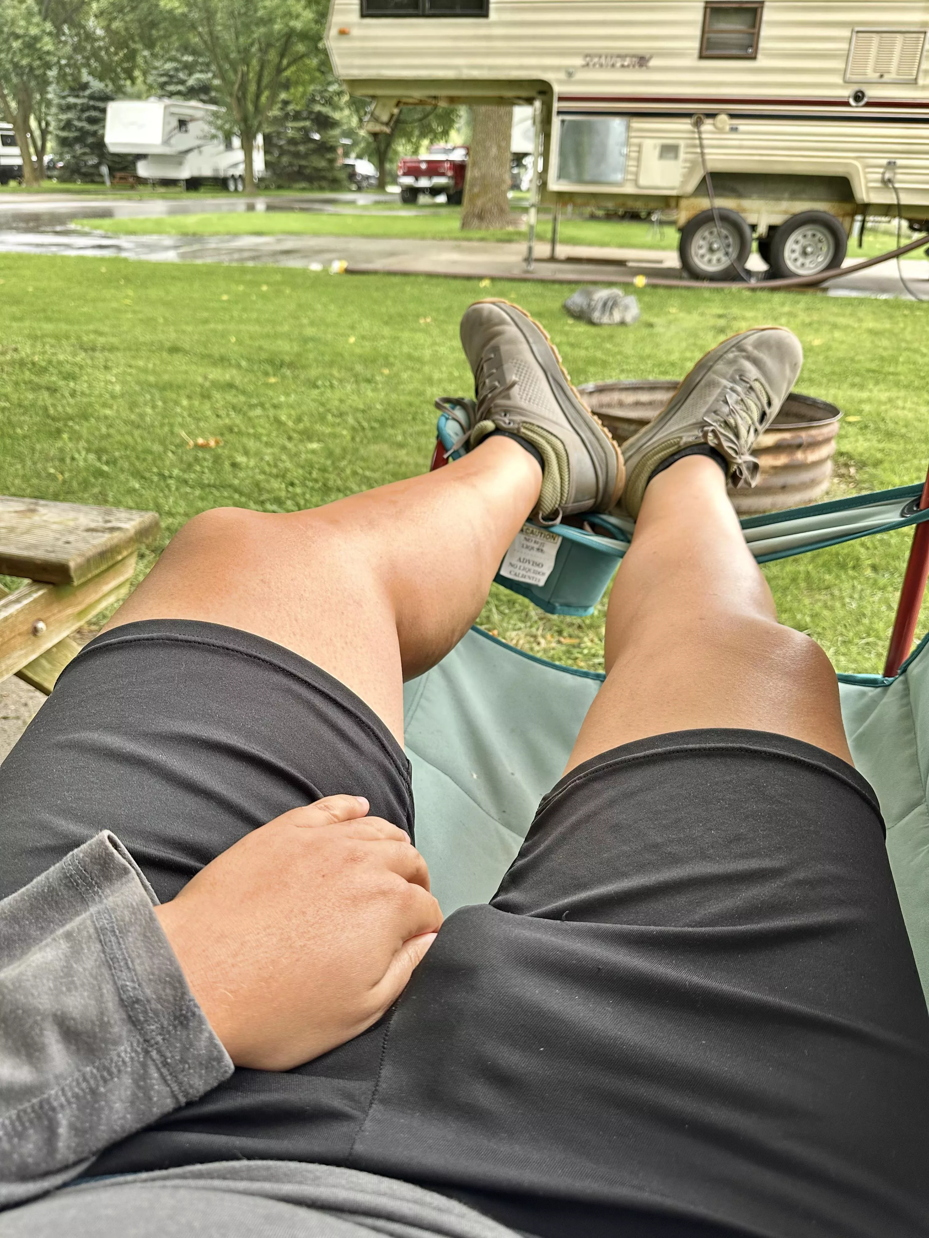 Hi! I’m your new single camp neighbor 🙈 Care to join me for a coffee?