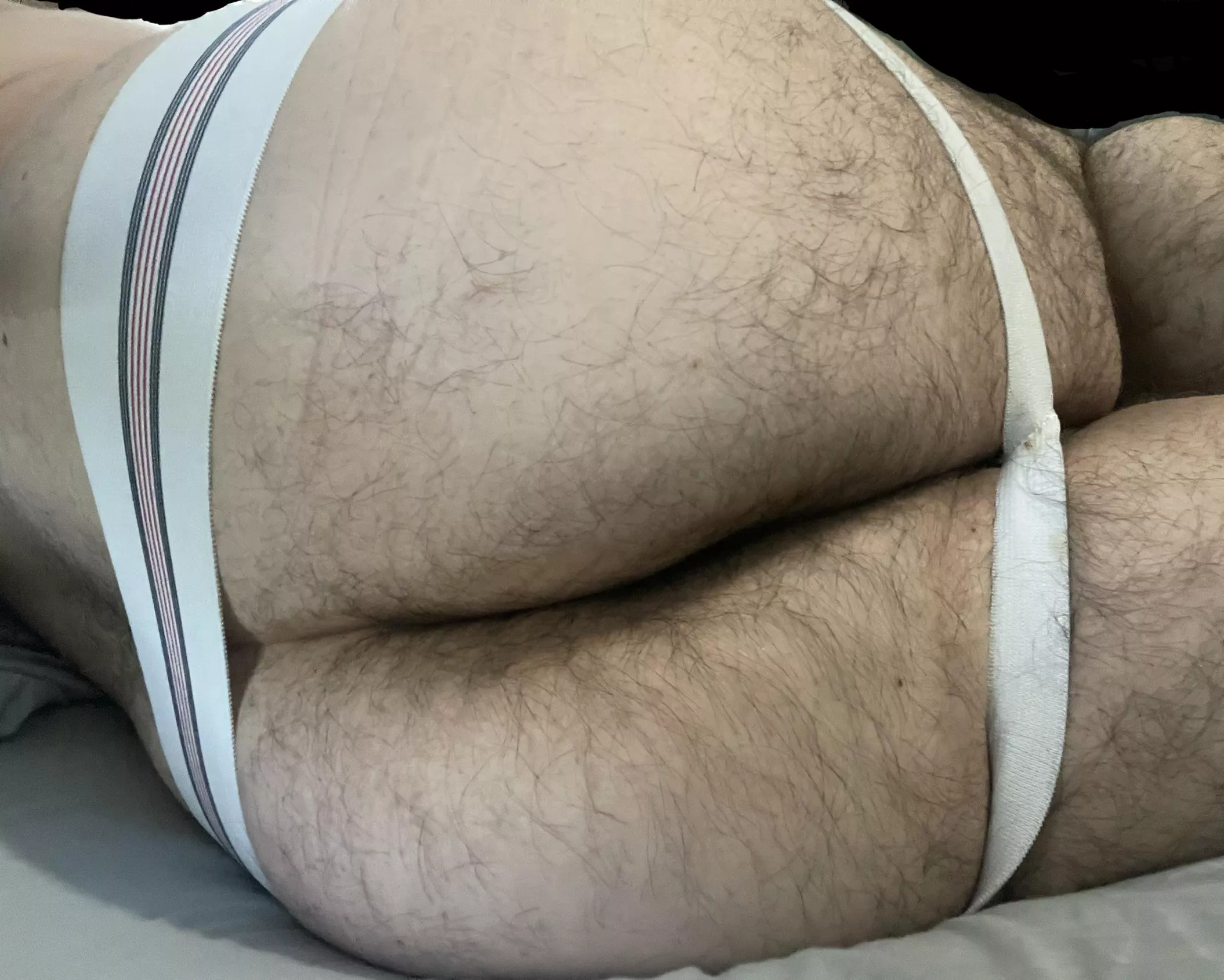 Hopefully my ass looks nice in my jock😏