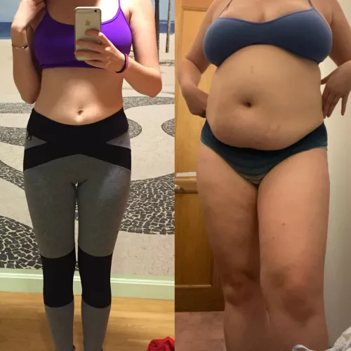 How it started vs how it’s going 🐷