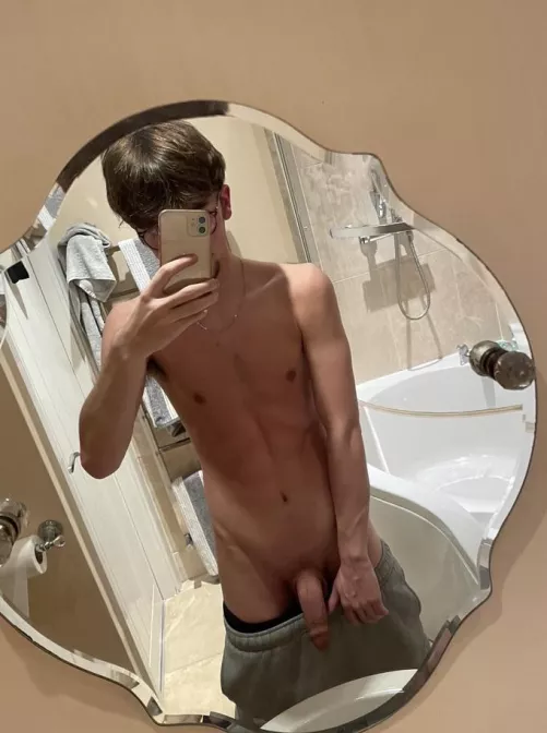 I’ll be honest, I wish you was here to get my big softie hard…