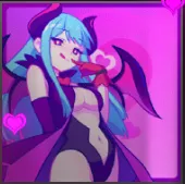 LF Color Source: Sucubus, wings, hearts blue hair, steam Profile picture, gif