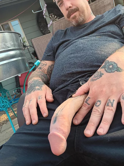 Looks like my cock escaped