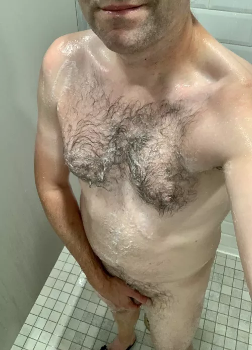 Scenes from a lunch hour shower