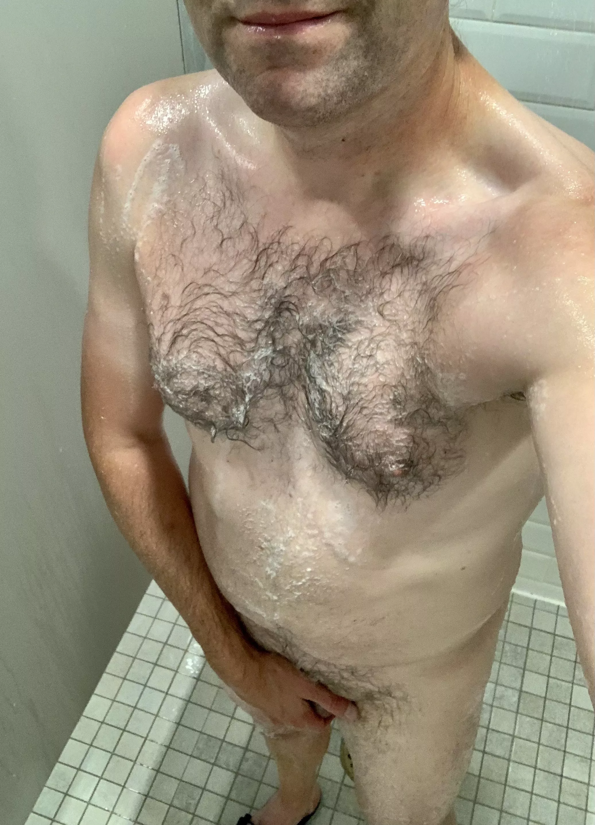 Scenes from a lunch hour shower