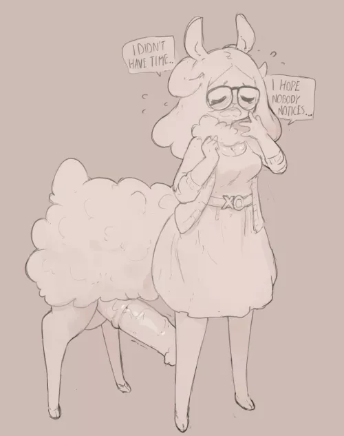 She's a bit sheepish (Artist:EerieViolet)