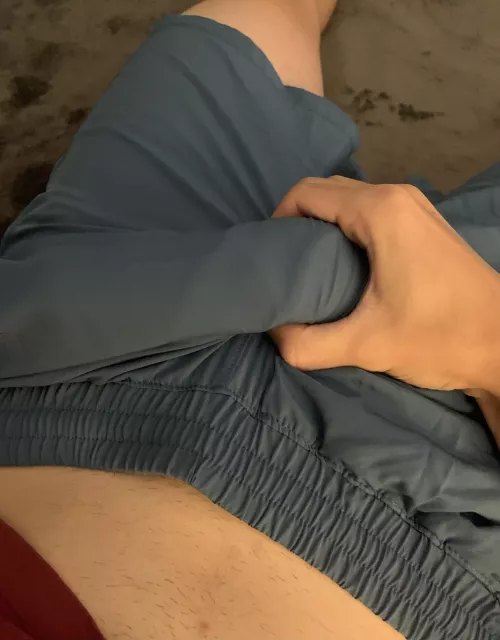 These damn shorts with the built in liner holding the common man down