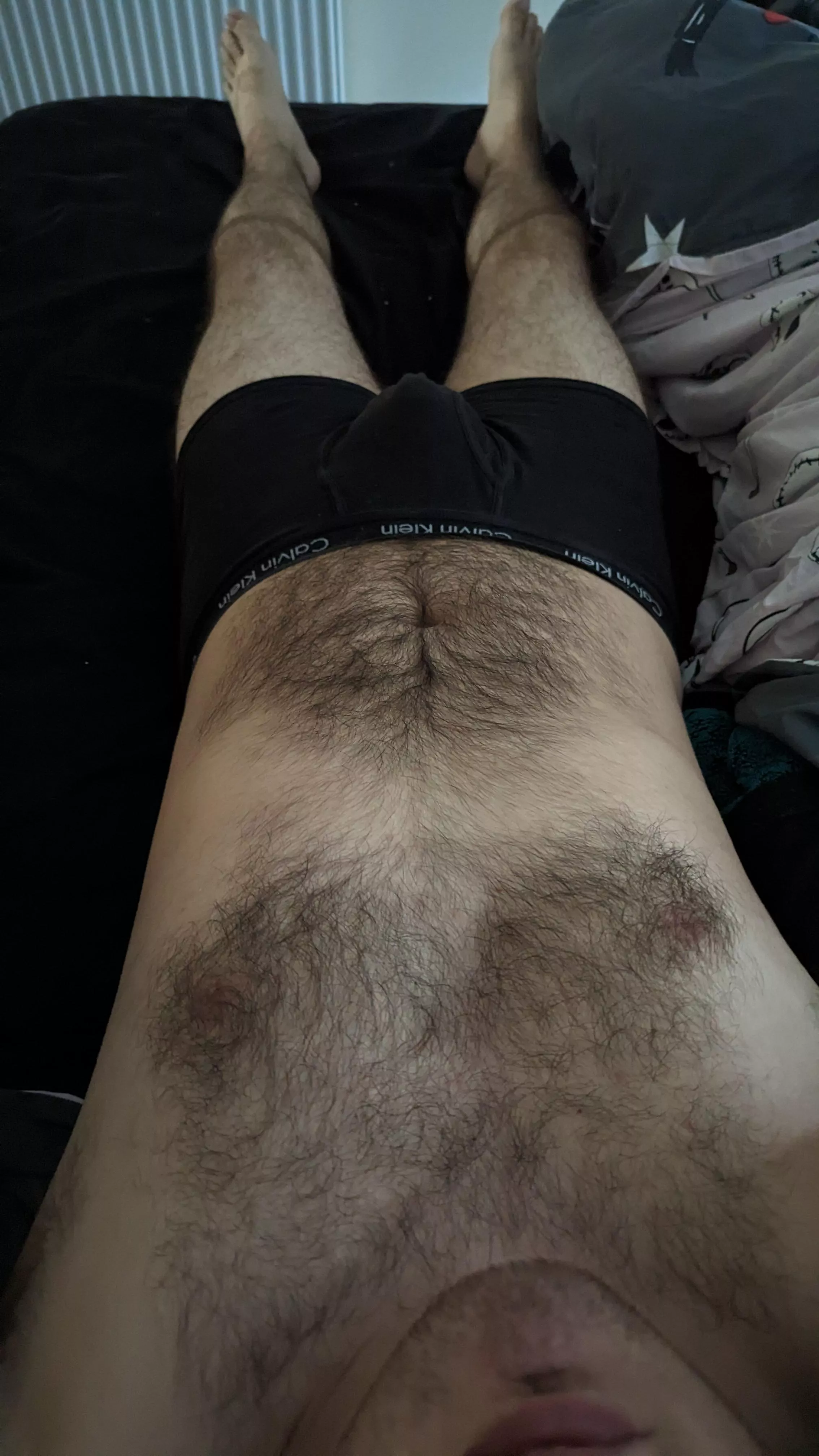 Wanna snuggle in bed?