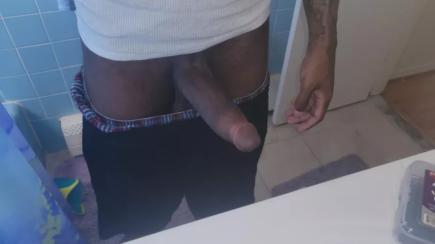 We could have some fun in the bathroom