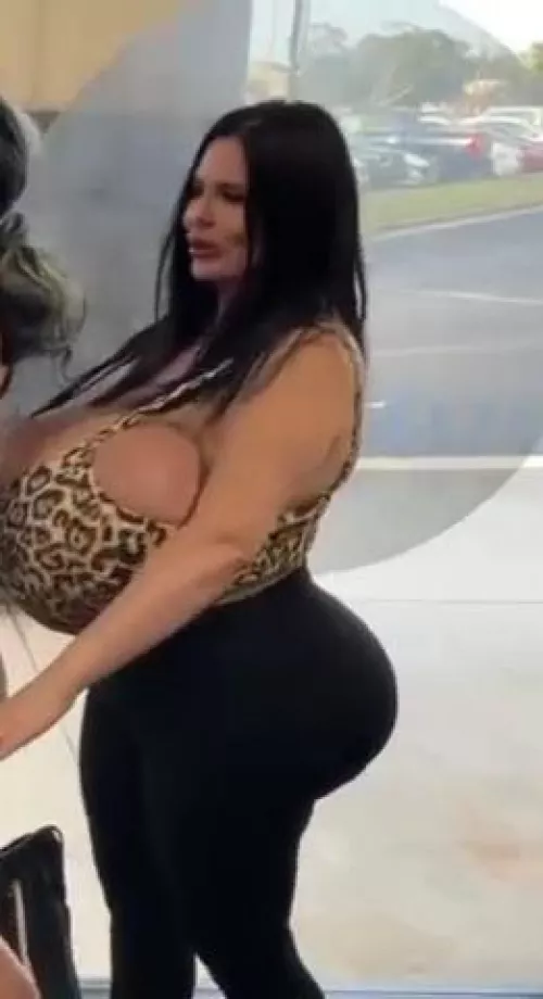 Almost big as the front.