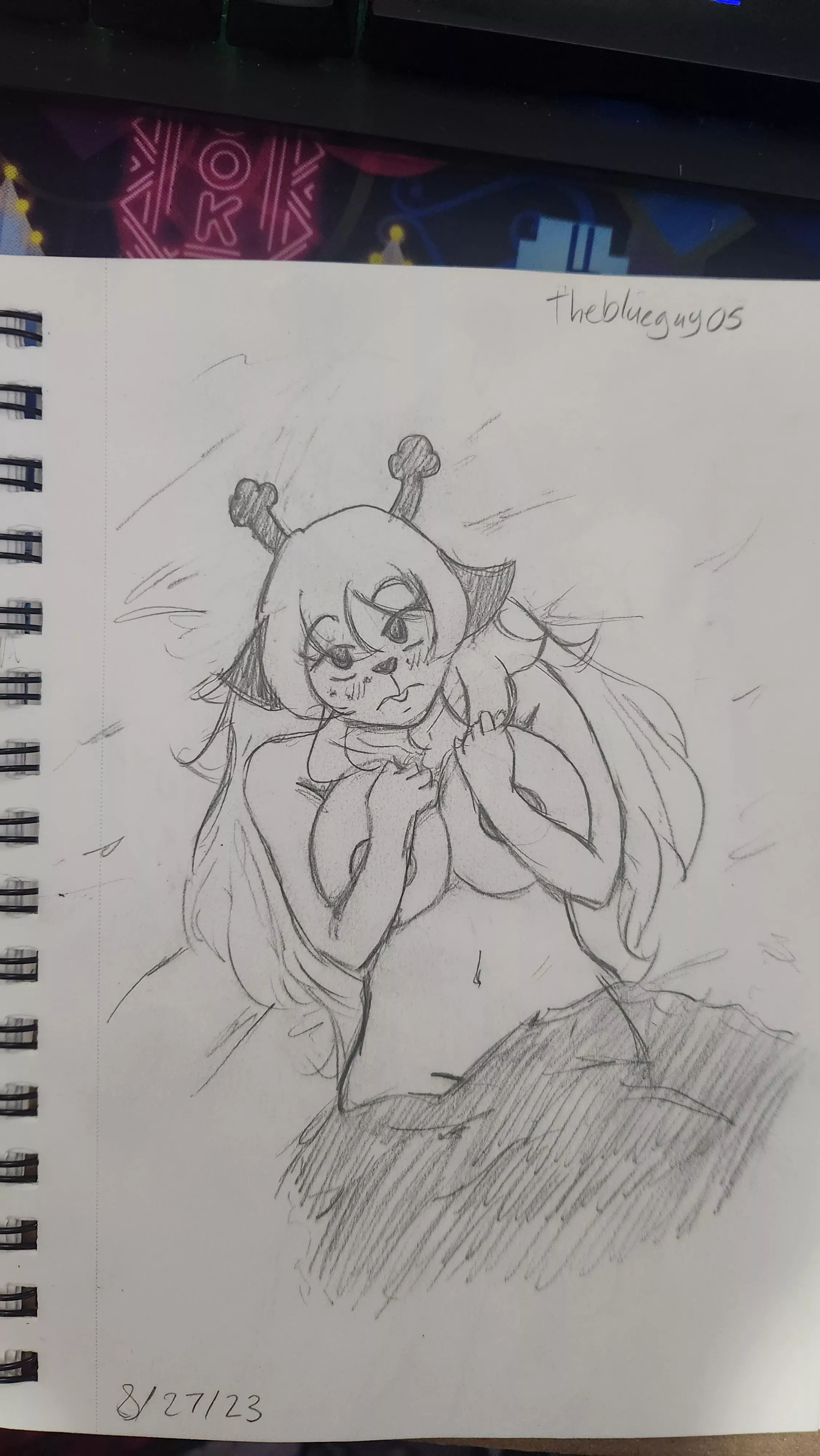 Big titty [Noelle] in bed