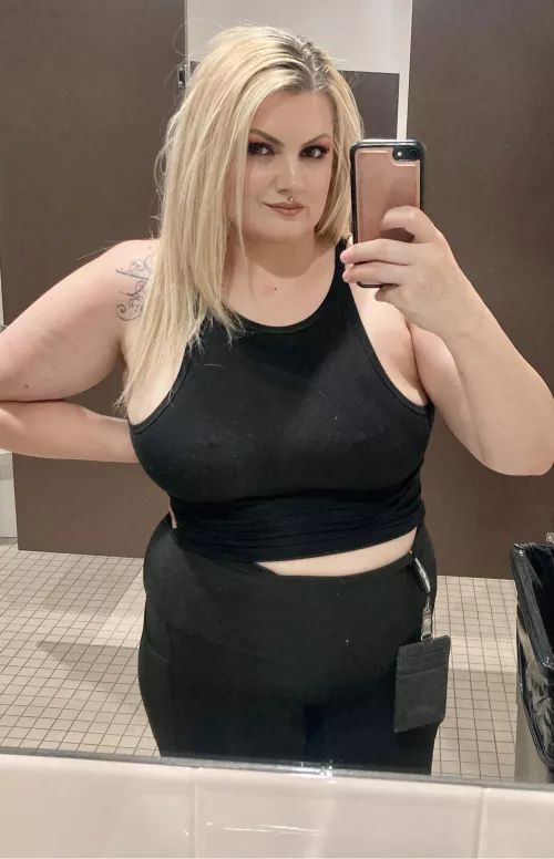 Braless at work! First post here 😏