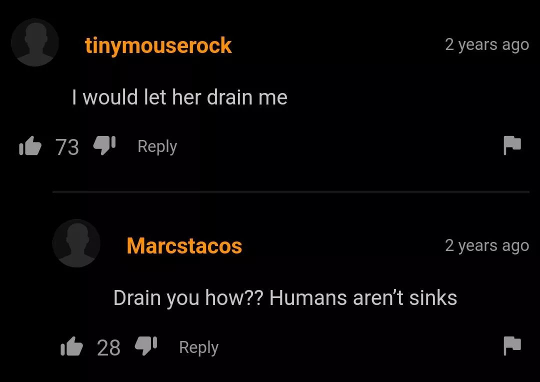 Bro thought he was a sink