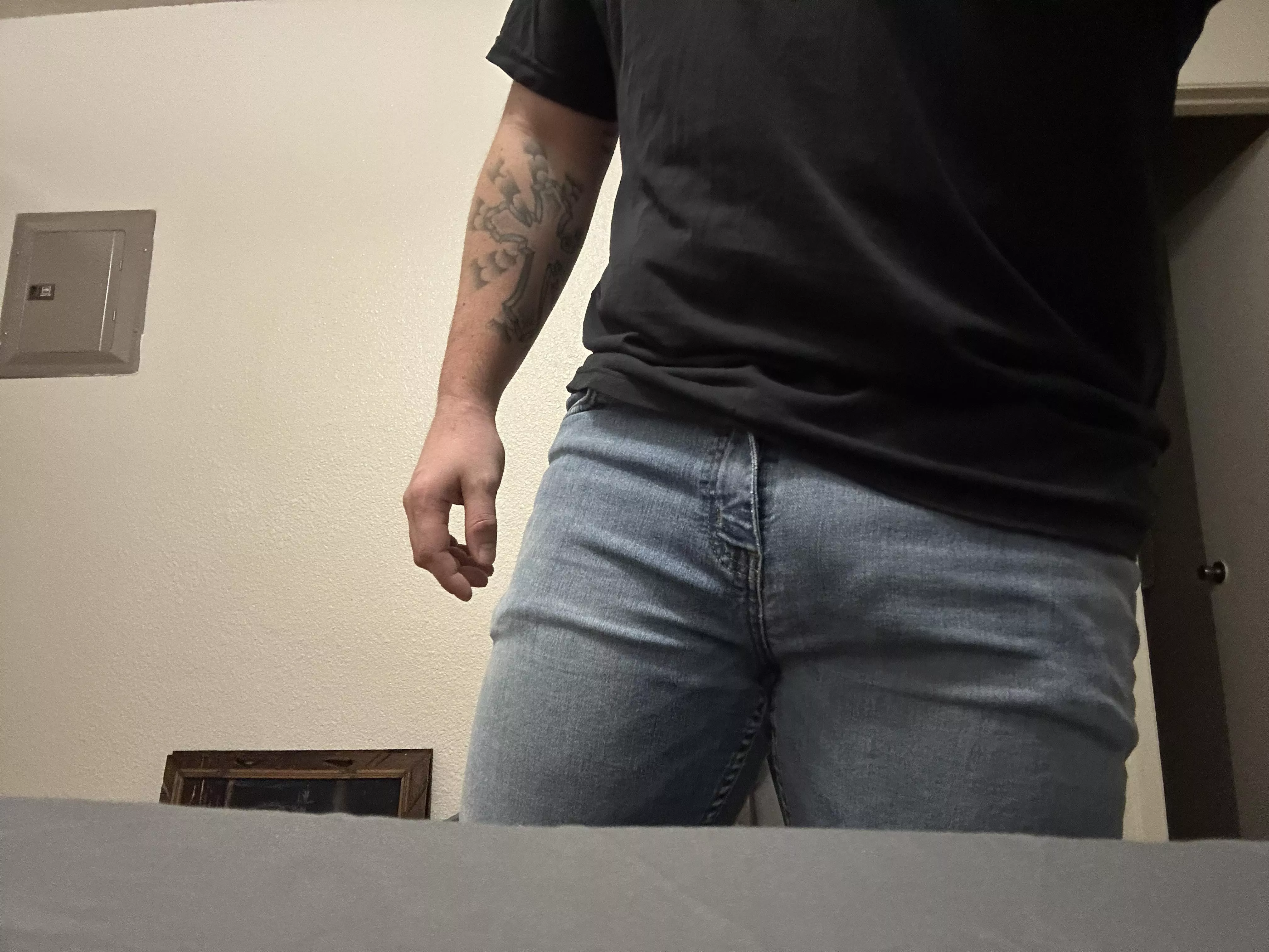 Hiding a fat cock for work is such a pain in the ass