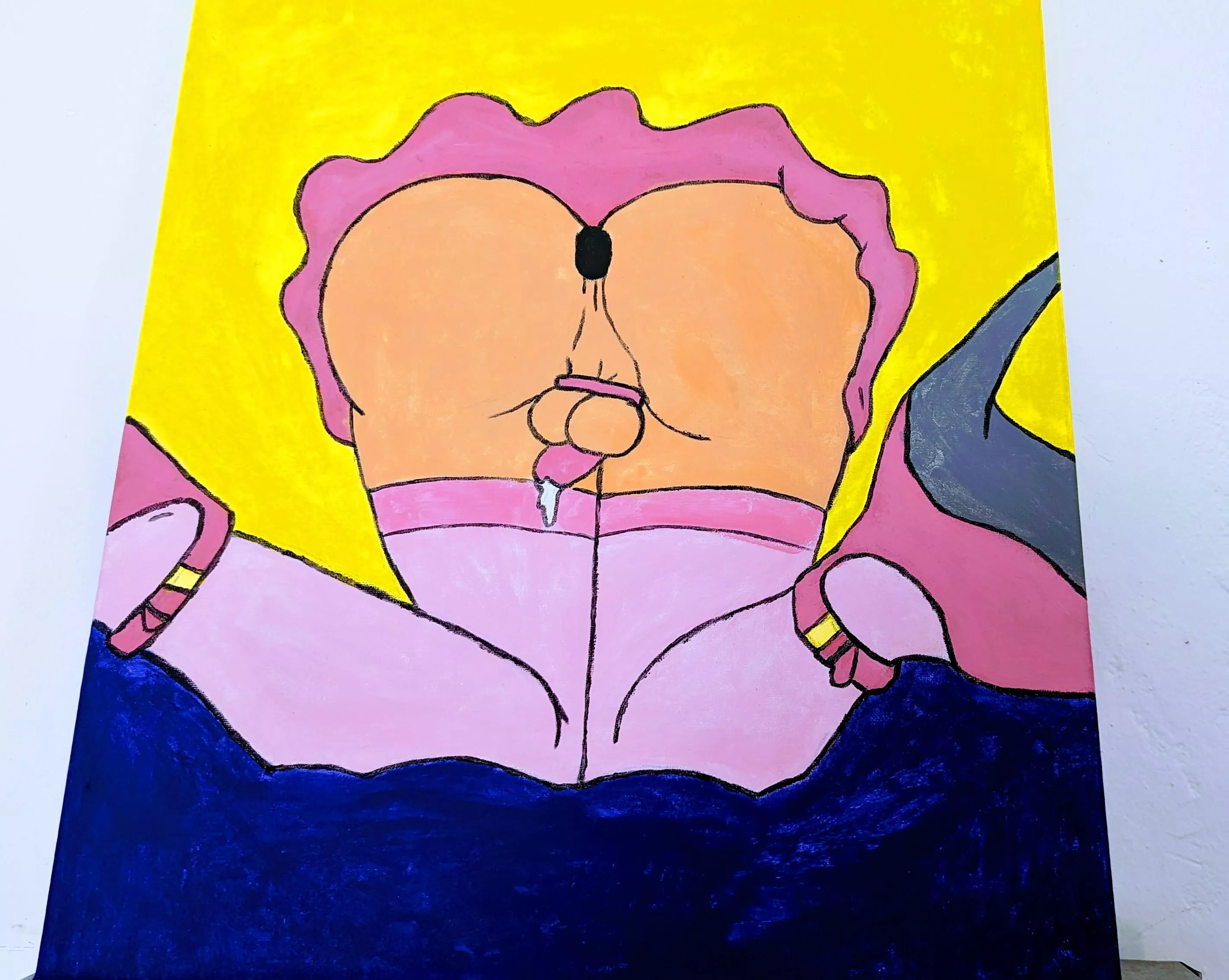 Love this art! One of my subs painted this especially for me, what do you think of it? 🔥