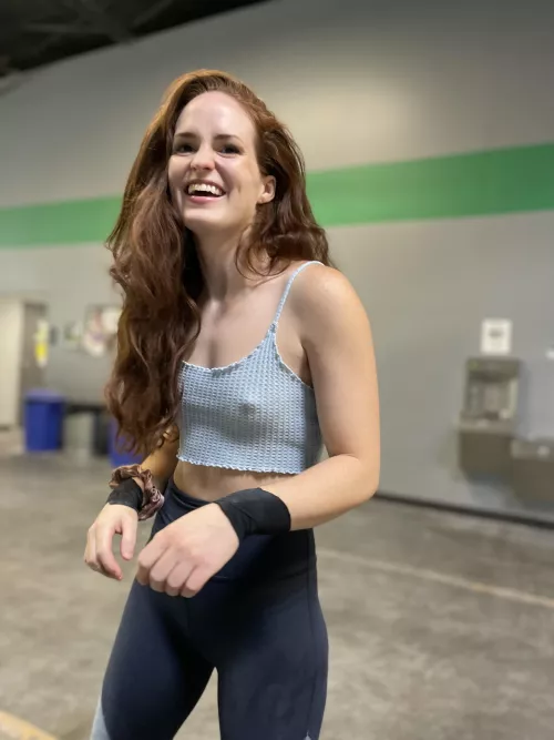 My look when someone suggests I start wearing a bra :)