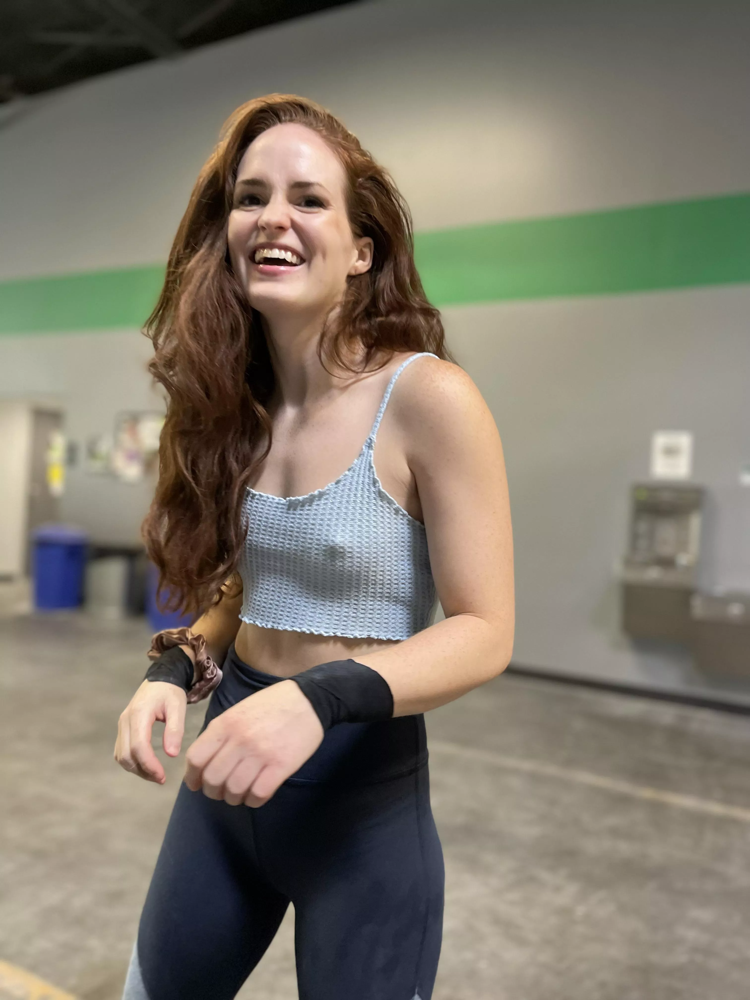 My look when someone suggests I start wearing a bra :)