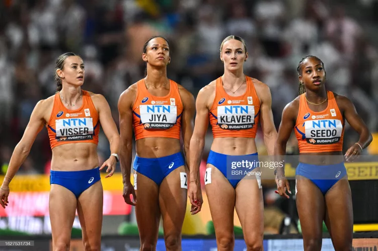 Nadine Visser, Tasa Jiya, Lieke Klaver, N'Ketia Seedo - Dutch 4x100 Girls