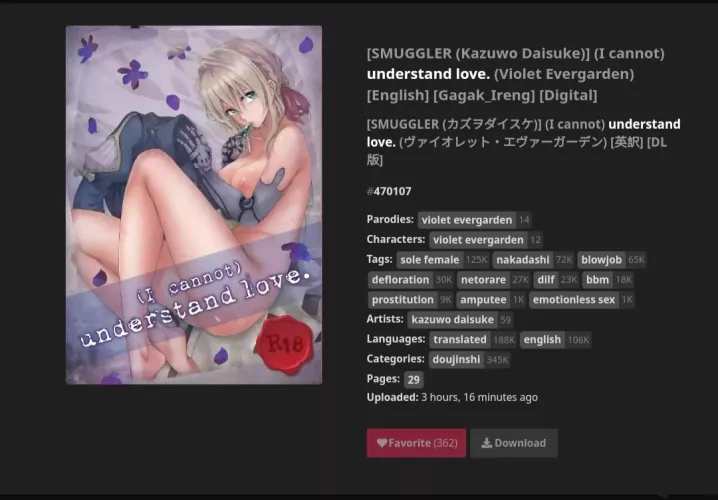 No way, there's actually Violet Evergarden doujin??