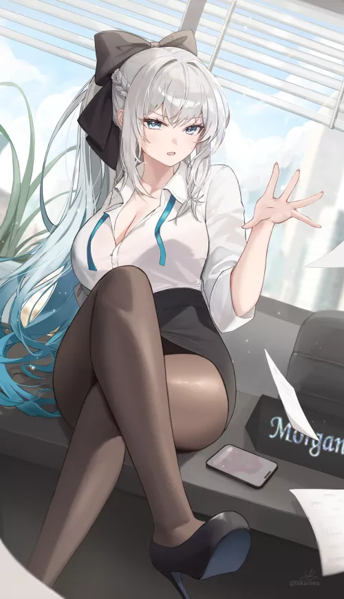 Office Lady Morgan [Fate]