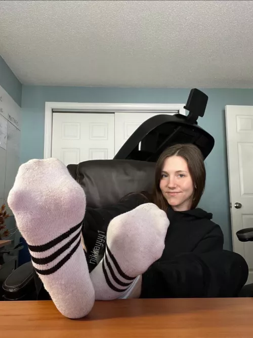 [Selling] How hard do the sight of my socks make you. Menu/drawer pinned, free shipping, tracking, pow photo included