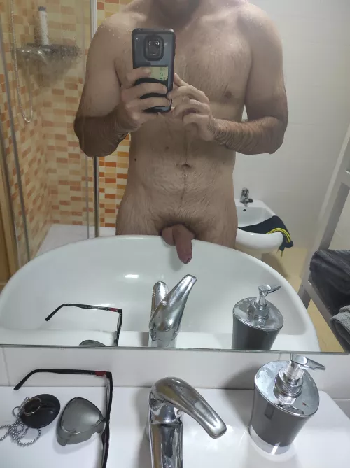 Showering alone it's a waste of water, isn't it?