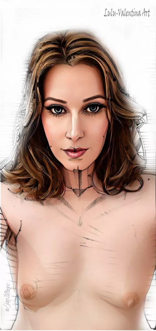 Sketch and digital painting of my gorgeous friend u/Ginga_Snaaaps (F) [OC]