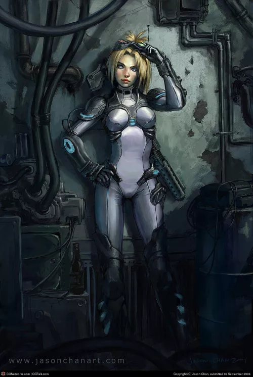 Starcraft Terran Ghost Nova bodysuit (Jason Chan Art ) [Starcraft Ghost / Starcraft 2]
