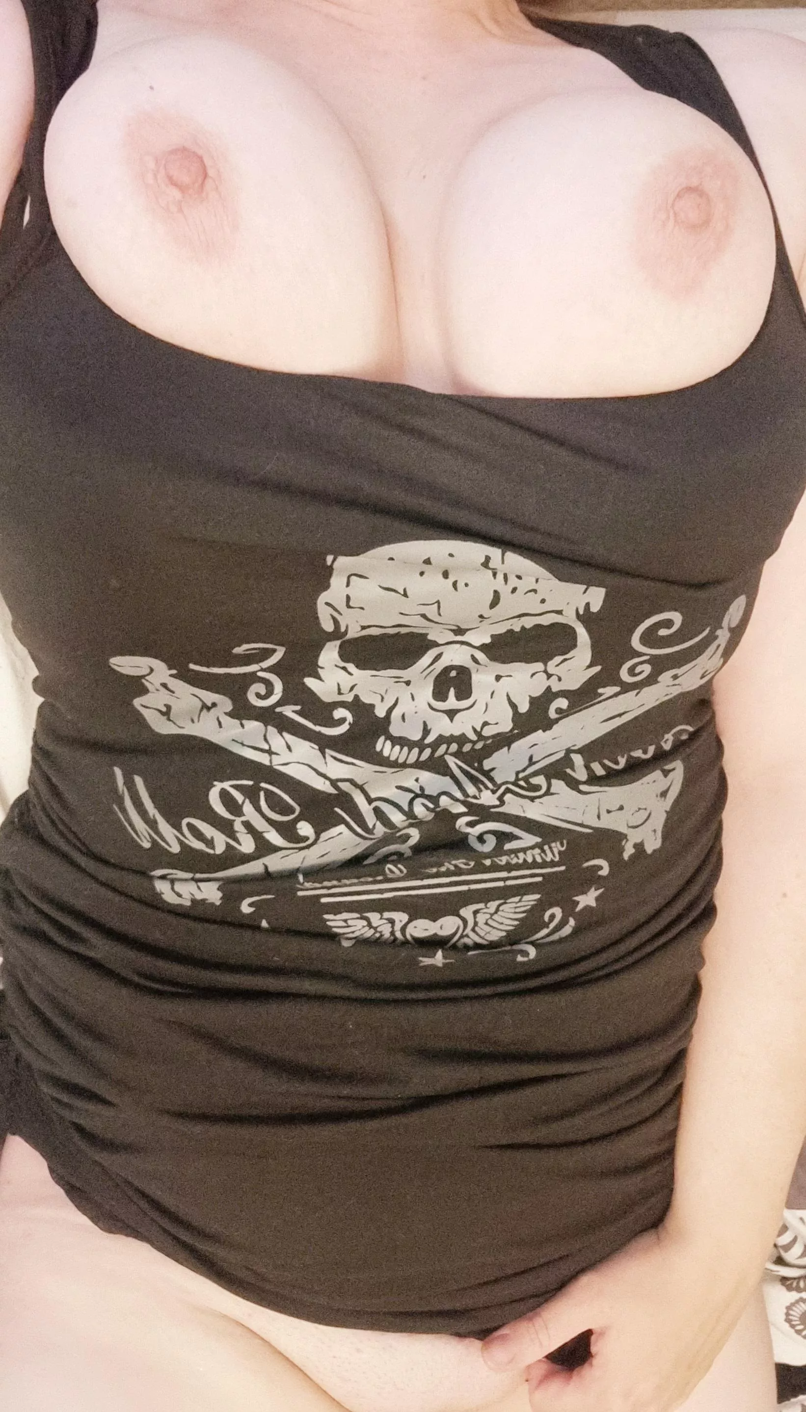 Sun's out...pussy and tits out!