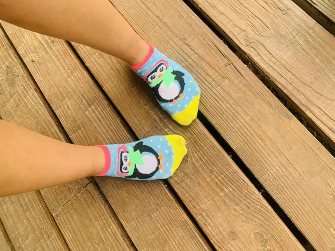 Sweaty sock from today, who wants them? Get them while they’re hotttt [selling]