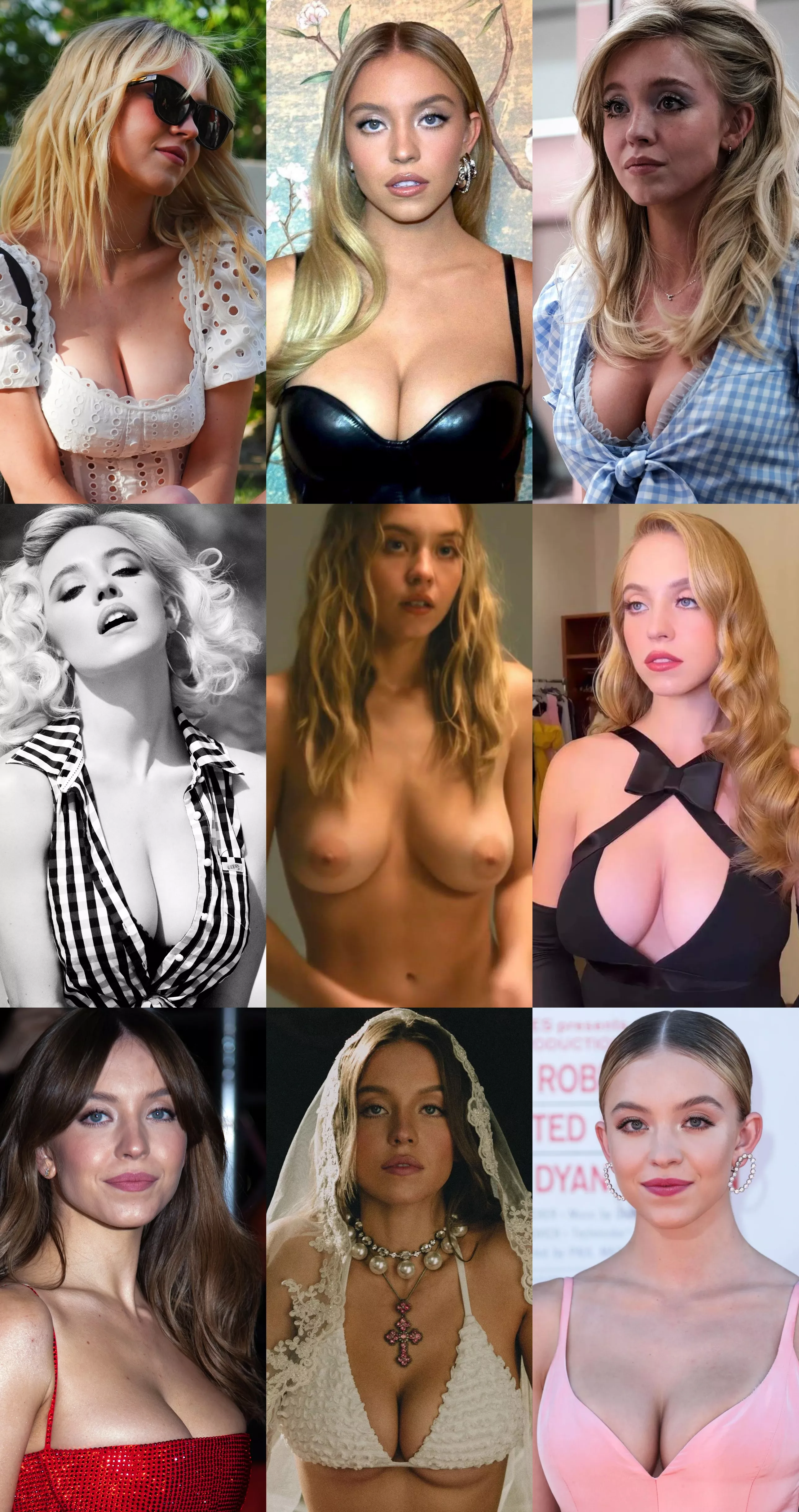 Sydney Sweeney Collage