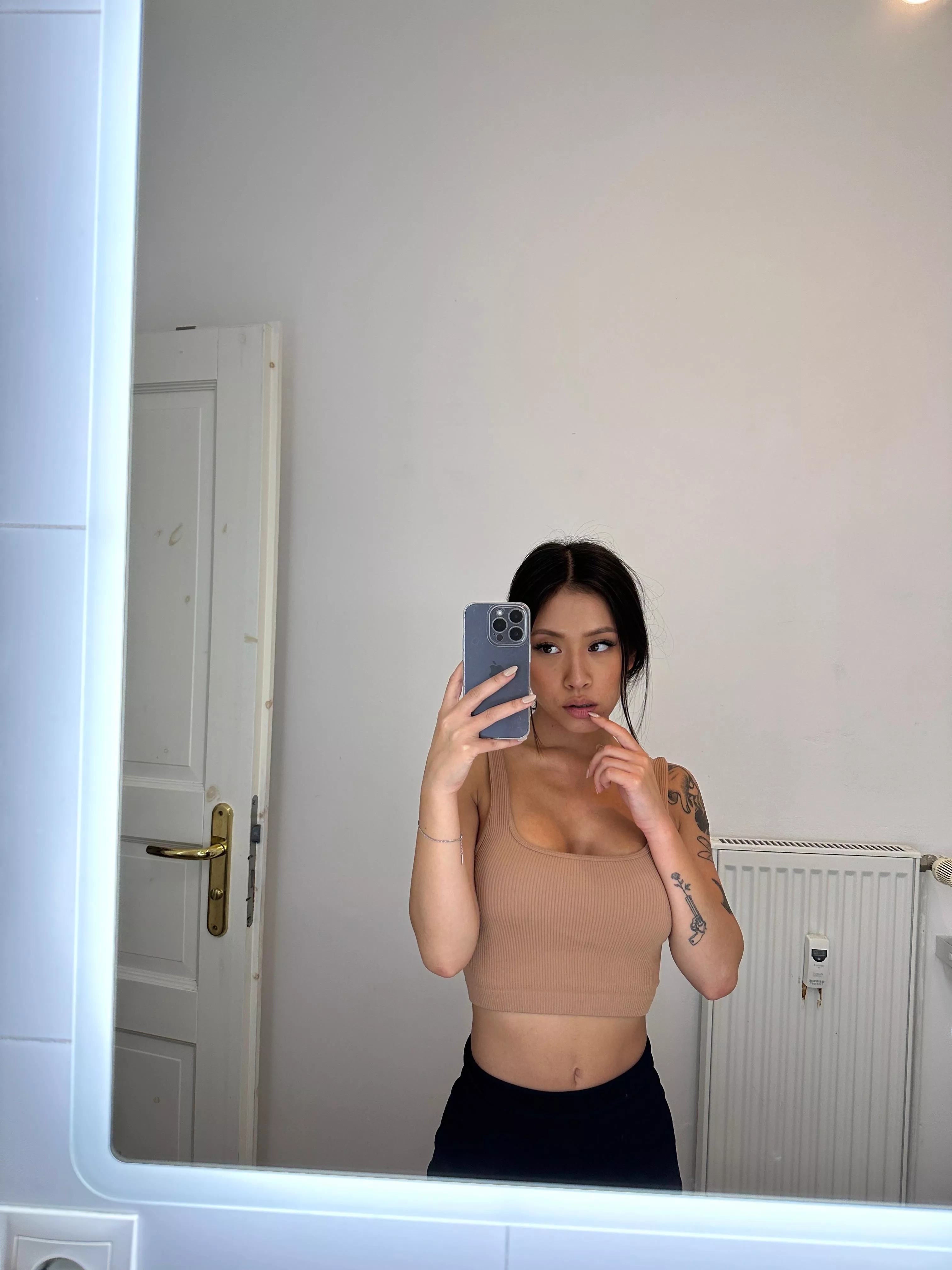 Thinking what it's like to kiss someone you don't know