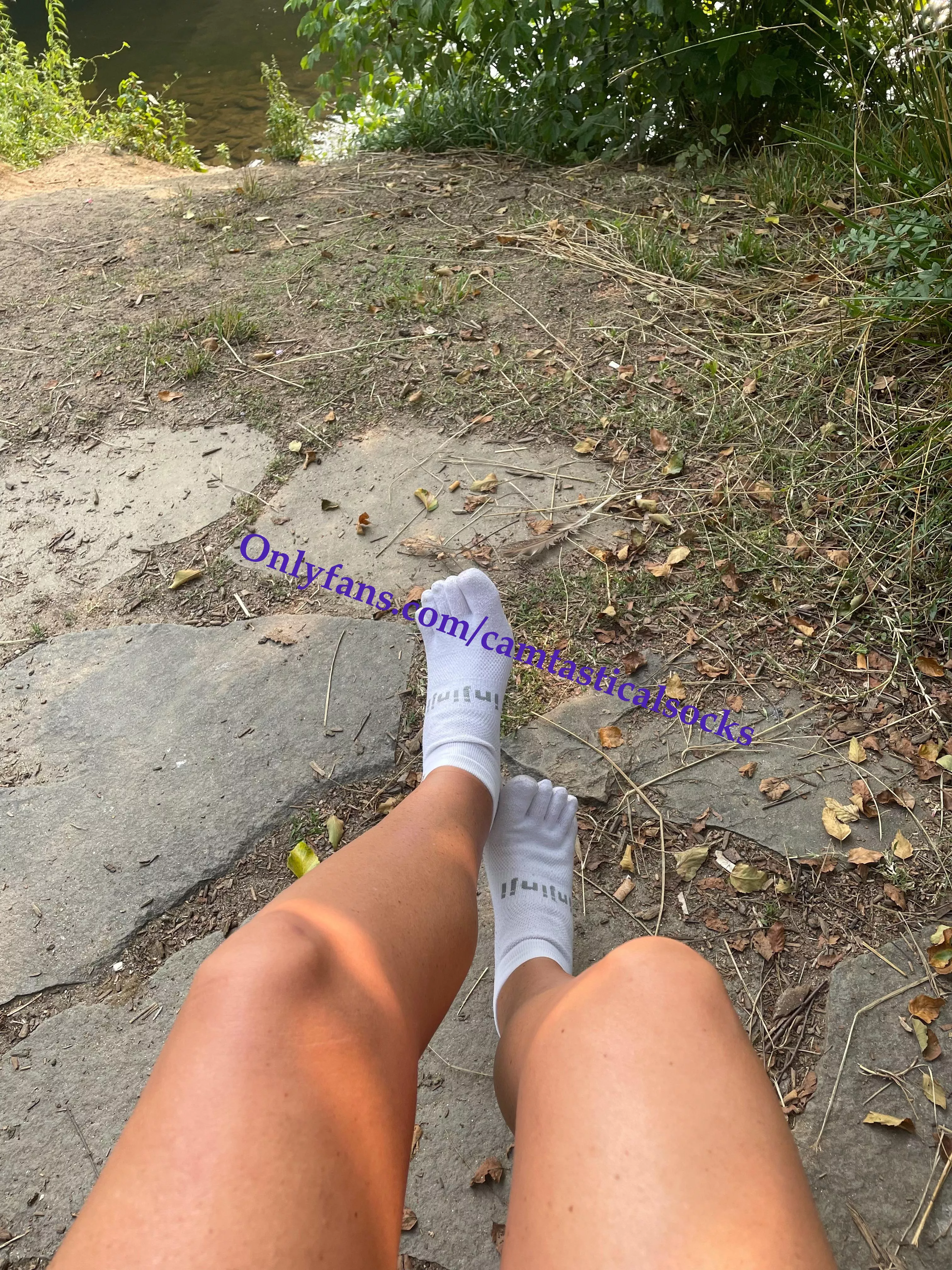 White Injinji Toe Socks