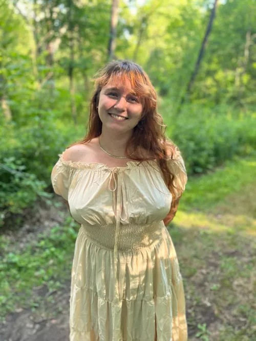 Would you join me braless outside?