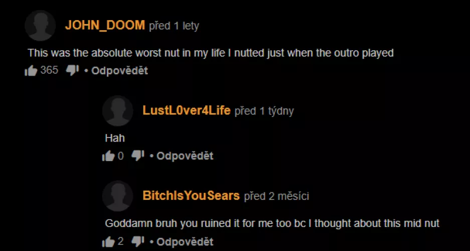 Yeah I wouldnt want to cum to that music aswell.