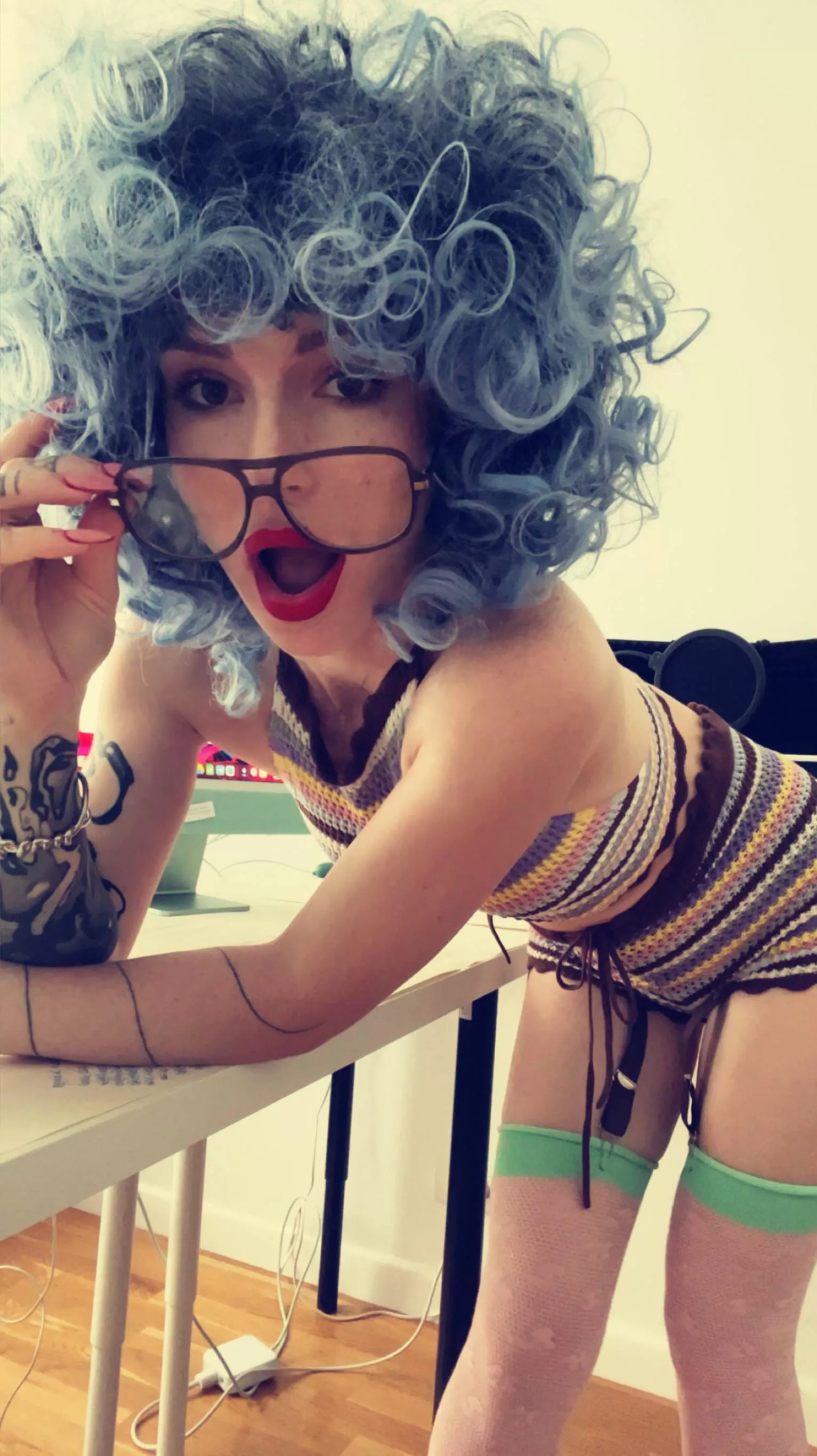 You know how to make me forget everything but your attractiveness.