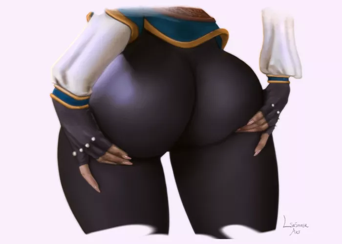 Zelda's phat ass (LiRimaER Art)