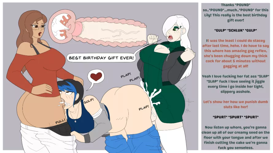 Birthday Gift For a Futa [ Spitroast ] [ Futadom ] [ Artist : Yamo7 ] ((COMMS OPEN DM))