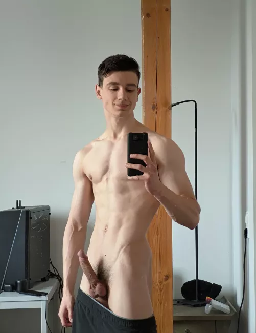 Curved up on purpose to hit all the right spots