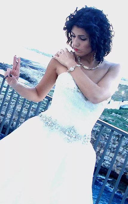 Enjoying a cigarette between shoots