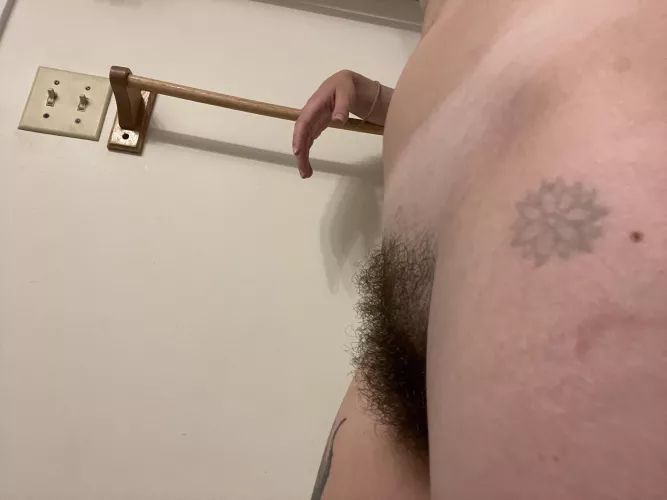 I laugh when people tell me to shave like I care what their opinion is