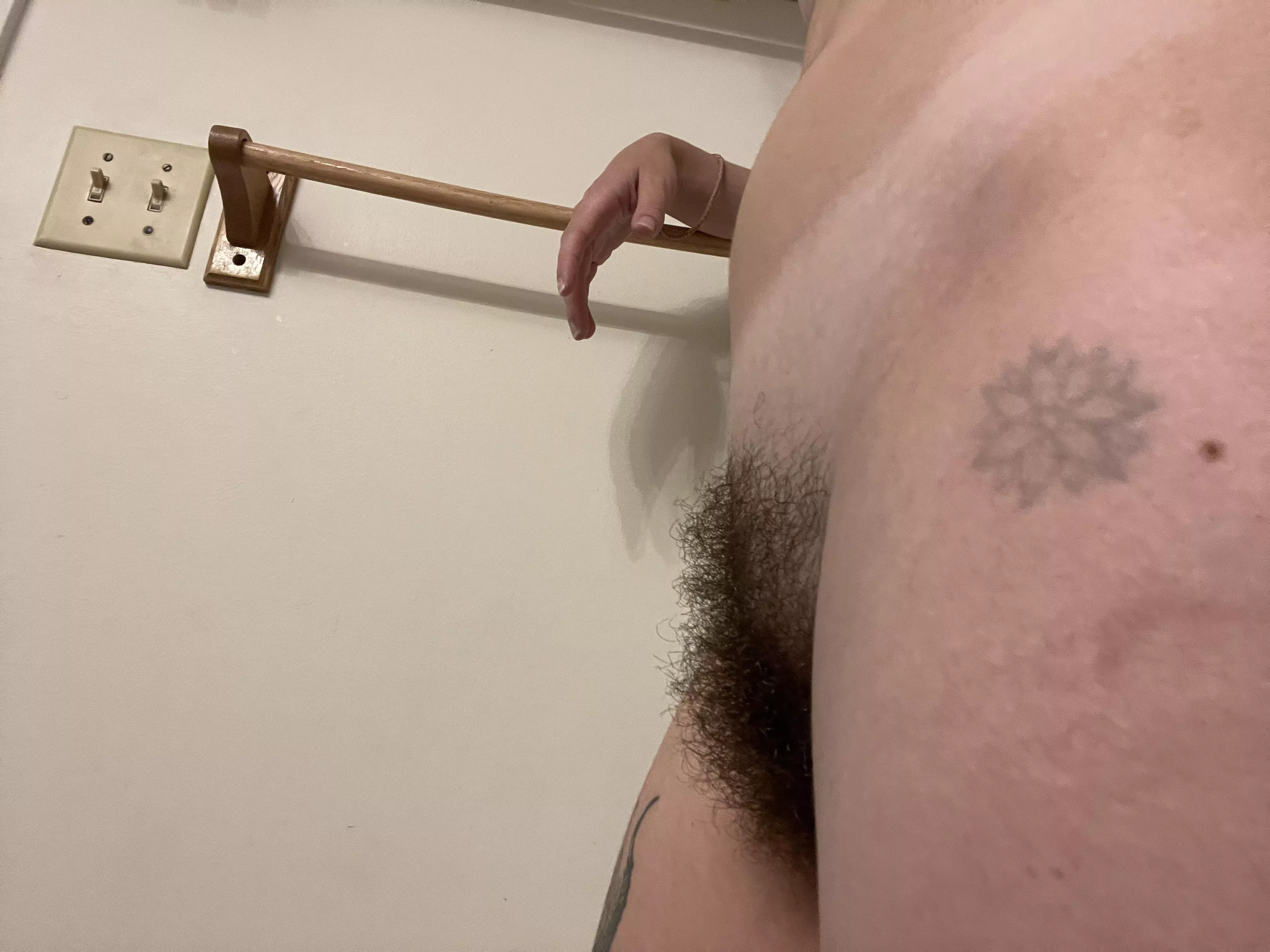 I laugh when people tell me to shave like I care what their opinion is