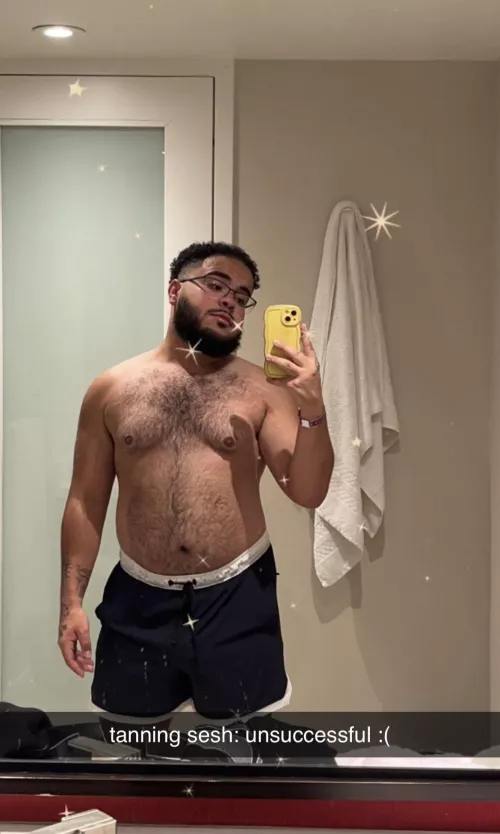 i think these trunks look good on me 🥰