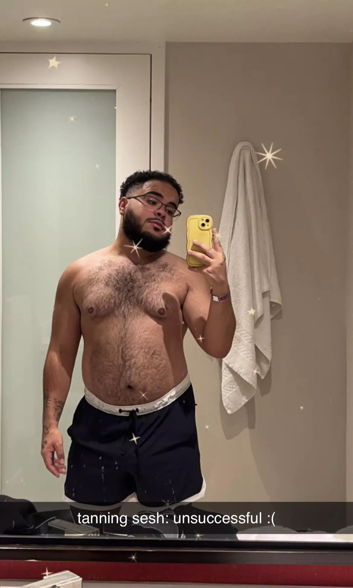 i think these trunks look good on me 🥰