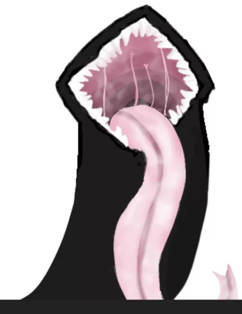 {image} first time drawing vore, pretty proud of it (ignore the lack of head/body)