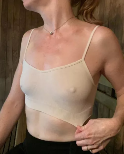 In the sauna at the gym