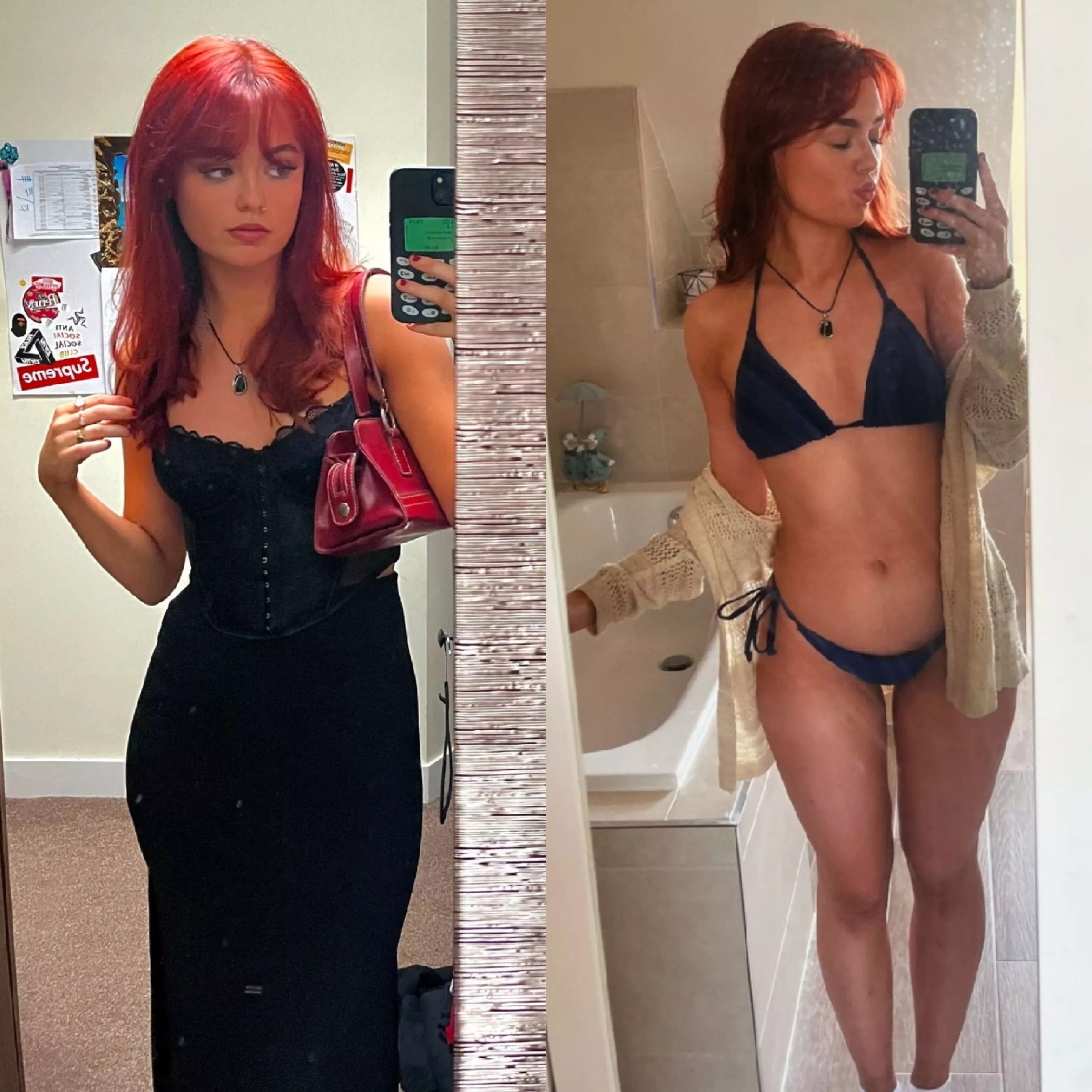 Irish babe on and off