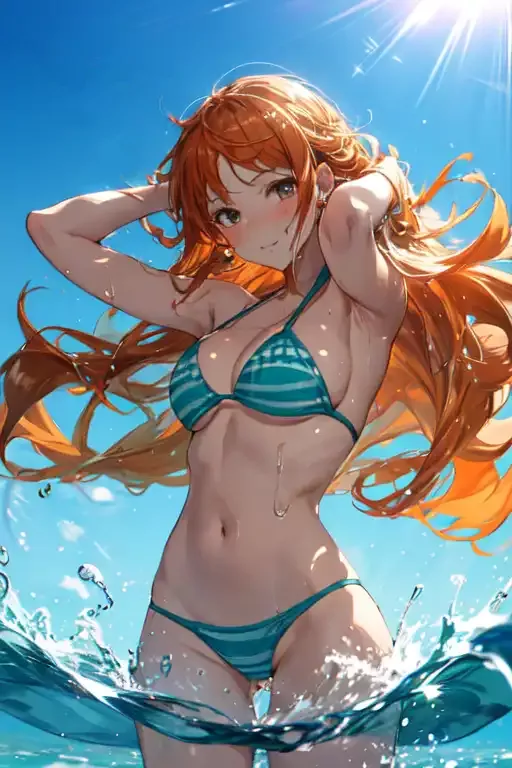 nami in the ocean