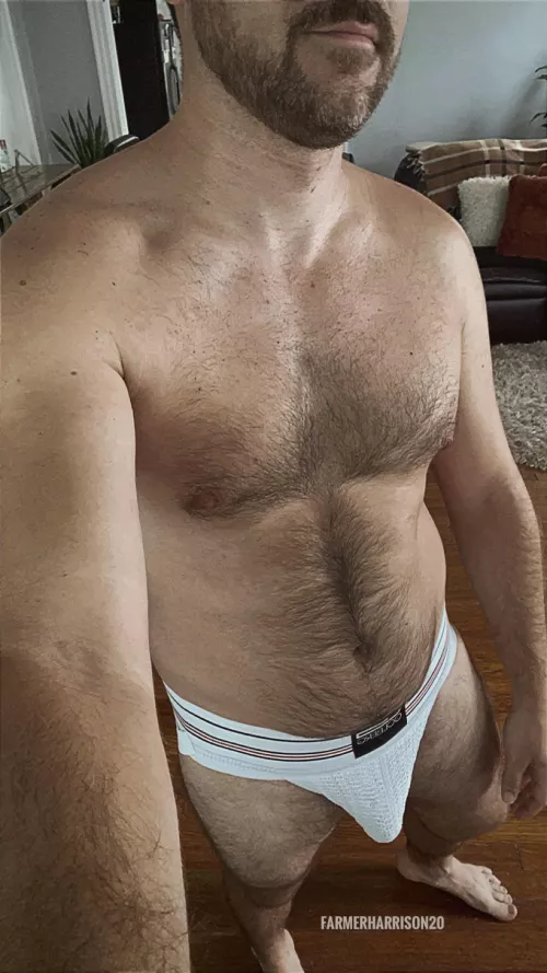 New jock.. it’s going to smell so good when I take it off