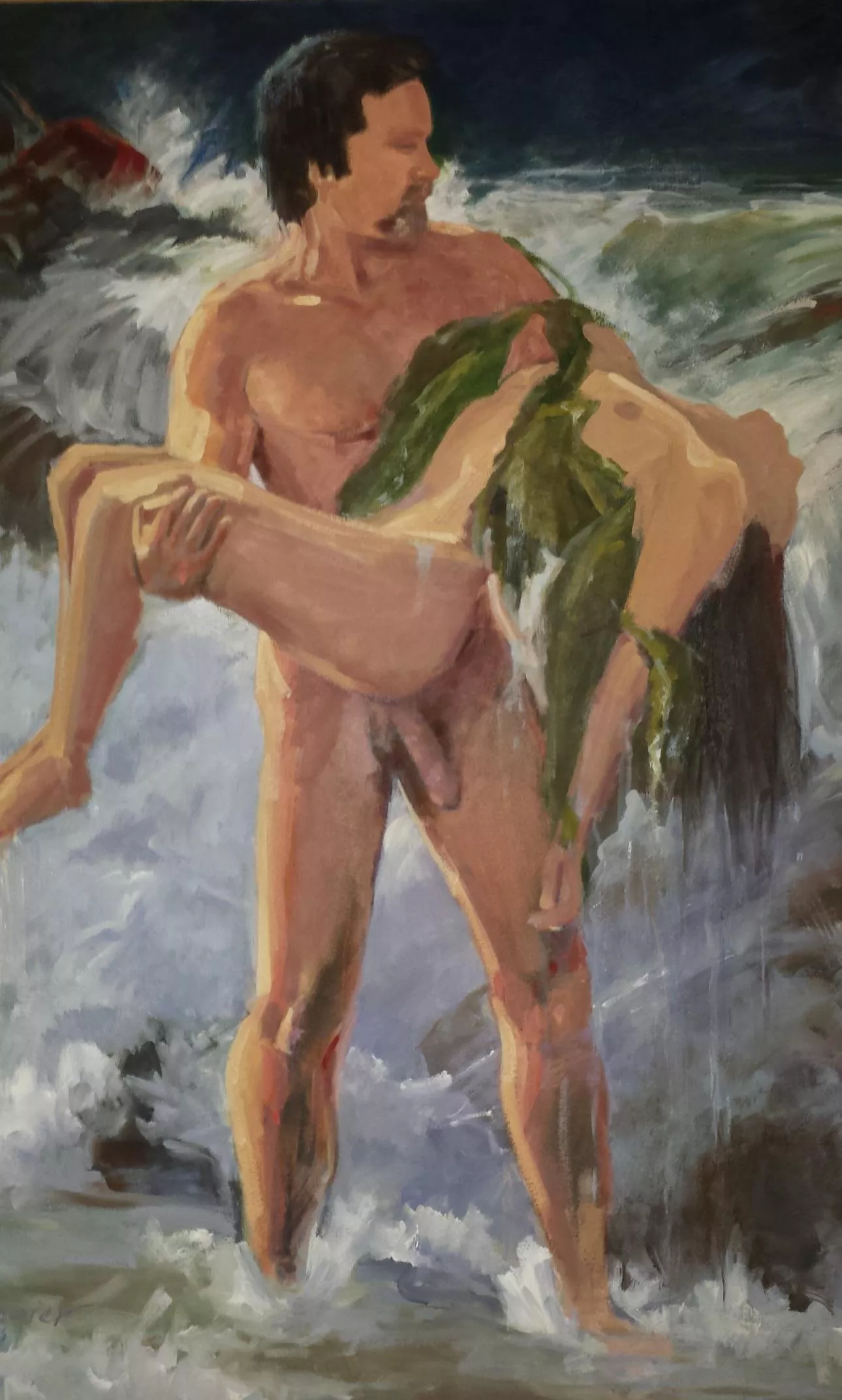 “Ocean Rescue” painted by my friend Kay