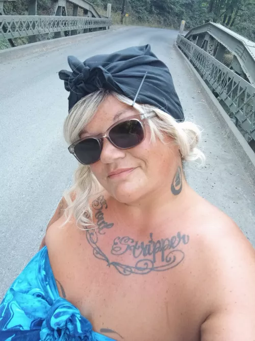 Out for a hike on the logging roads